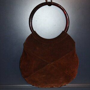 Vintage Suede 70s Era Purse